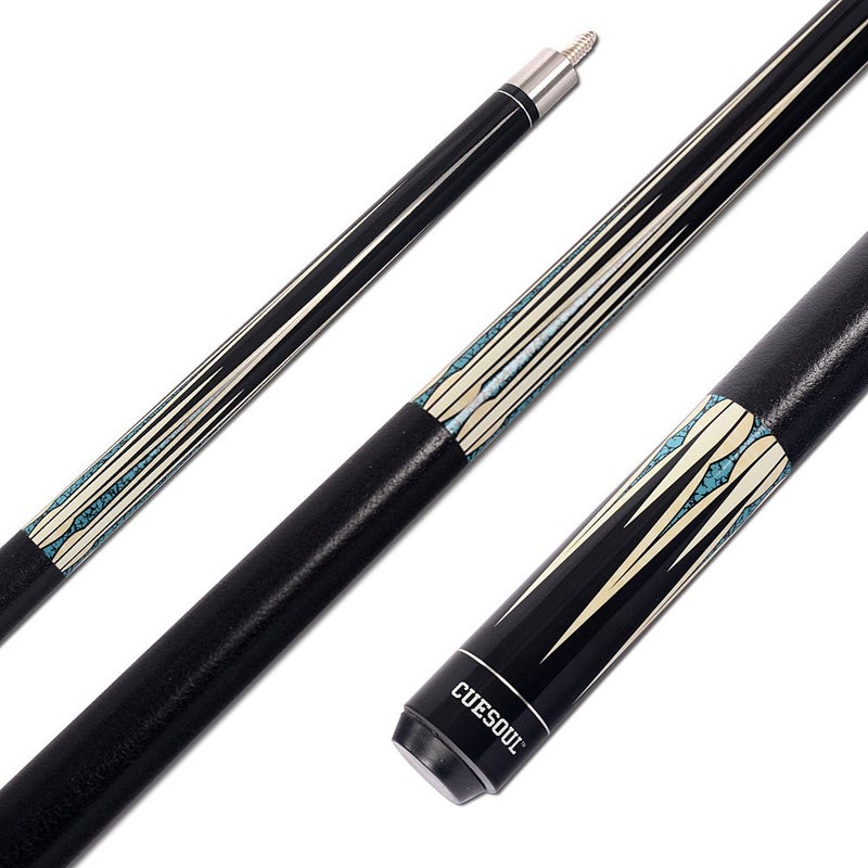 CUESOUL Set of House Bar Pool Cue Sticks Combo - 2 Cue Sticks Packed in 2x2 Hard Pool Cue Case E203 - Image 3